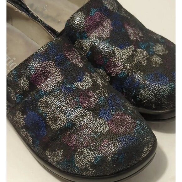 Alegria Keli Clogs Size US 7.5 Slip On Clinical Slip On Multicolor Sparkle EU38 - Picture 3 of 7